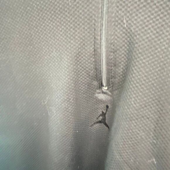 Nike Air Jordan Mens Large Jacket 20th Anniversary 2005 Zip Up Black - Picture 2 of 6